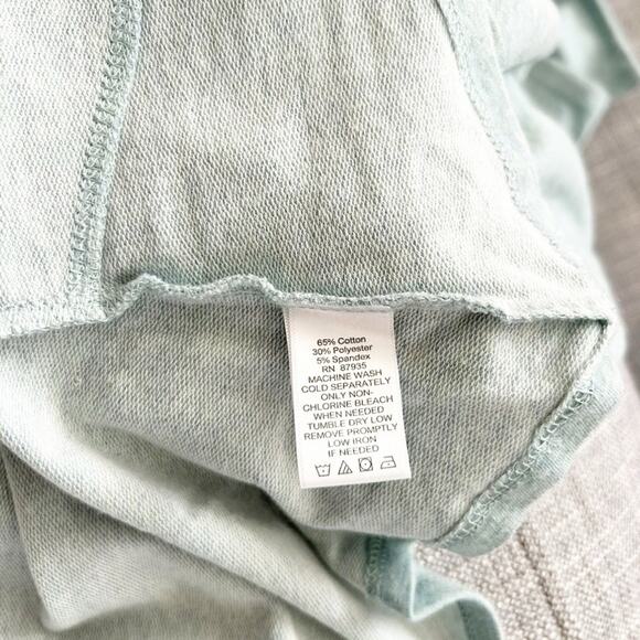 LOGO by Lori Goldstein Cotton Blend V-Neckline Long Sleeve Tunic w/ Pockets XXS - Picture 6 of 6